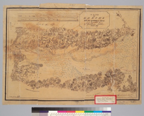 Diseño: Mapa del Rancho de la Laguna Seca : de la propriedad de Dn. Guillermo Fisher [Santa Clara Co., Calif.] / C.S. 