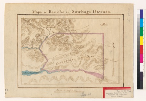 Diseño: Mapa del Rancho de Santiago Dawson