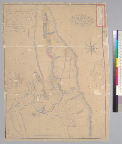 Diseño: Mapa del Valle del Sacramento : [Calif.] / [John Bidwell (sheet 3)