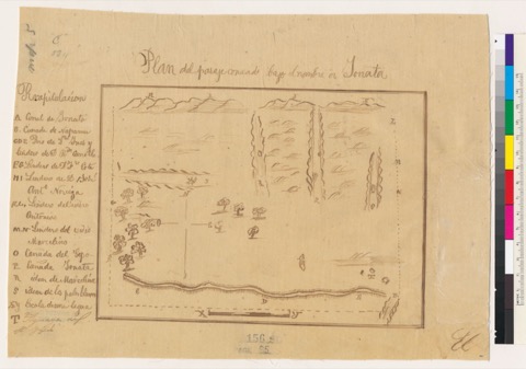 Diseño: Plan del paraje conaado bajo el nombre or Gonata