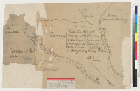 Diseño: Plan diseño del Ferreno de la Purisima Concepcion en la comprehension de la Ex Mision de Sta. Clara [Calif.] :