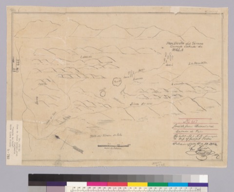 Diseño: Plan diseño del terreno llamada Cañada de Pala