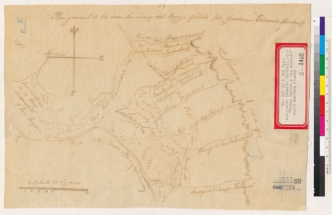 Diseño: Plan general de las inmediaciones del parage pedido por Guillermo Eduardo Hartnell (sheet 2)