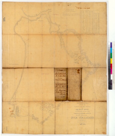 Diseño: Plan of the northern part of the Rancho of San Antonio [Alameda County, Calif.] : finally confirmed to Vincent