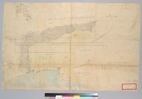 Diseño: Plano de Yerba Buena, Alta California / Dr. Guillo. Richardson