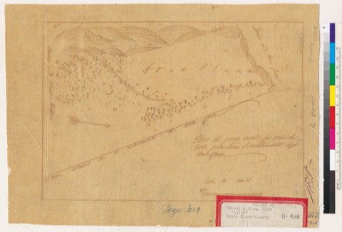 Diseño: Plano del parage conscido por Rancho de Quito ... [Calif.] / [Jose Fernandez, maker?