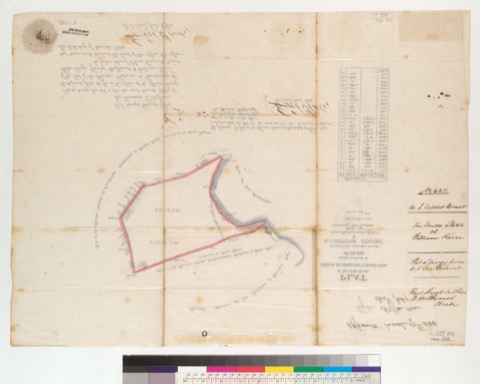 Diseño: Plat of part of the Rancho Cañada de Guadalupe y Rodeo Viejo, finally confirmed to Wm. Pierce : [Calif.] / Sur