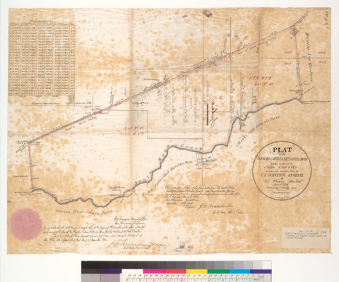 Diseño: Plat of part of the Rancho Cabeza de Santa Rosa, finally confirmed to Julio Carillo : [Sonoma Co., Calif.] / s