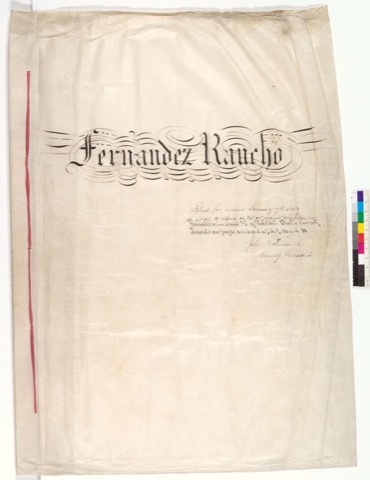 Diseño: Plat of the Fernandez Rancho, finally confirmed to D.Z. Fernandez et al. : [Butte Co., Calif.] / Surveyed unde