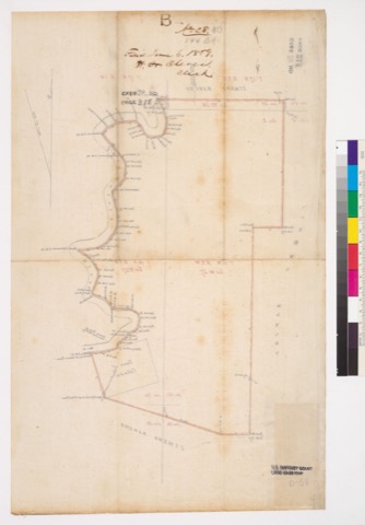 Diseño: Plat of the Rancho Colus : Calif. (sheet 2)
