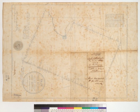 Diseño: Plat of the Rancho Laguna de San Antonio, finally confirmed to Bartolome Bojorquez : [Calif. / Surveyed under 