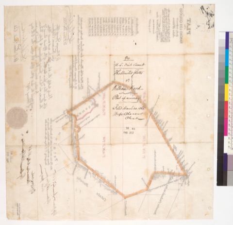 Diseño: Plat of the Rancho Los Guilicos, finally confirmed to John Wilson (sheet 2)