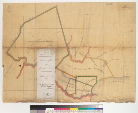 Diseño: Plat of the Rancho Rincon de San Francisquito : Santa Clara Co., Calif. / R.C. Matthewson, maker (sheet 2)