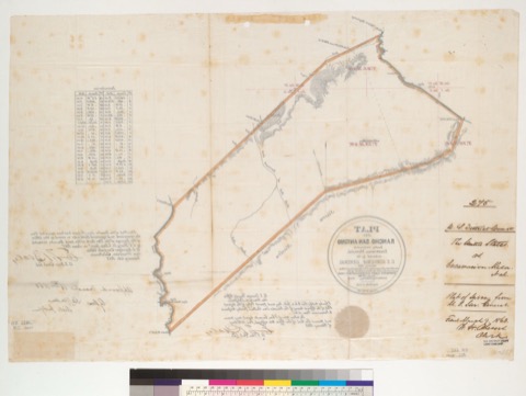 Diseño: Plat of the Rancho San Antonio, finally confirmed to Encarnation Mesa, et al. : [Santa Clara Co., Calif.] / as