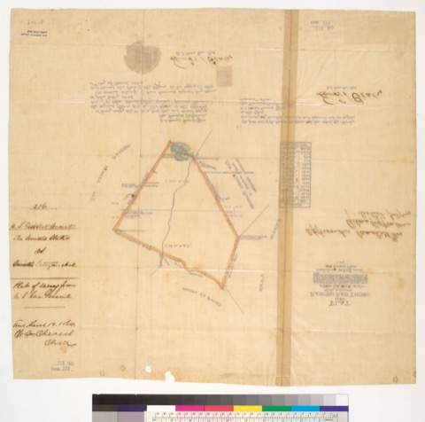 Diseño: Plat of the Rancho San Ysidro, finally confirmed to John Gilroy, et al. (sheet 2)