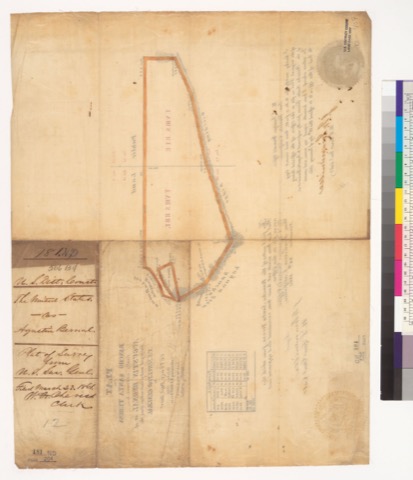 Diseño: Plat of the Rancho Santa Teresa, finally confirmed to Augustin Bernal et al. : [Santa Clara County, Calif.] / 