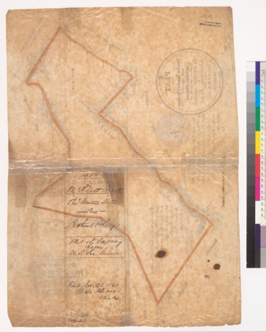 Diseño: Plat of the Rancho Tomales y Baulines, finally confirmed to Bethuel Phelps : [Marin Co., Calif.] / Surveyed un