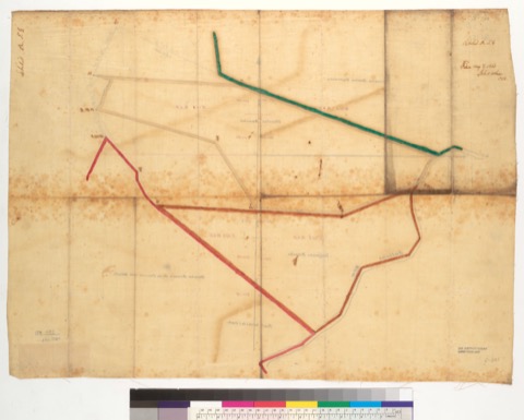 Diseño: Plat of the Ranchos Chualar and Zanjones : Calif. (sheet 2)