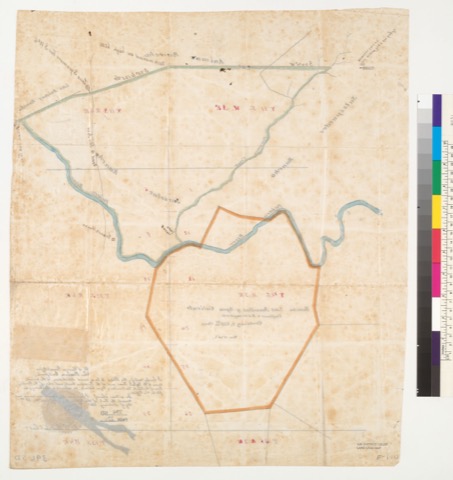 Diseño: Plat of the Ranchos Juristac and Las Aromitas y Agua Caliente : Calif. (sheet 2)
