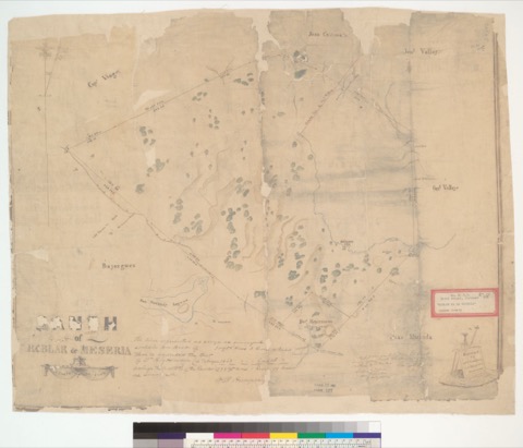 Diseño: Ranch of Roblar de Meseria : [Sonoma Co., Calif.] / Surveyed by Wm. P. Humphrey, U.S. Deputy Surveyor