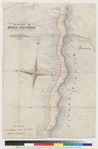 Diseño: Rancho de Nueva Flandria, 1844