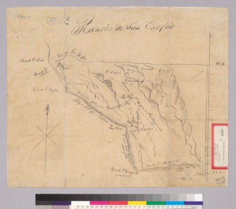 Diseño: Rancho de San Onofrio [i.e. Rancho Santa Margarita y las Flores, Calif.