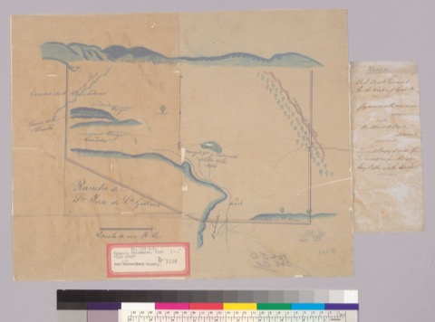 Diseño: Rancho de Sn. Jose de Sn. Gabriel (sheet 1)