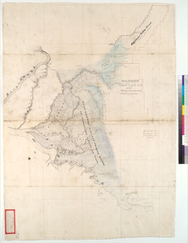 Diseño: Rancho San-Jon de los Moquelumnes : [Calif.] / As surveyed by A.W. Von Smith [von Schmidt