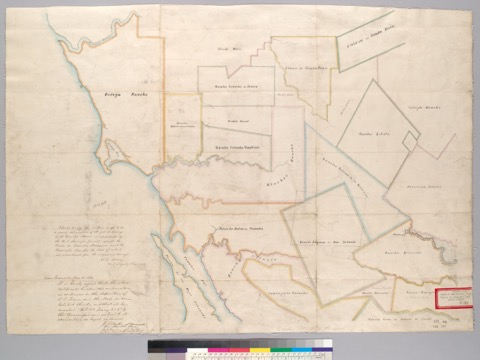 Diseño: Ranchos and public lands in Marin and Sonoma counties, Calif.] / C.C. Tracy, U.S. Deputy Surveyor
