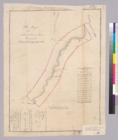 Diseño: Six leagues or 26,041.62 acres of land : surveyed for Robert B. Neligh / [M.B. Lewis (sheet 1)