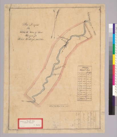 Diseño: Six leagues or 26,041.62 acres of land : surveyed for Robert B. Neligh / [M.B. Lewis (sheet 2)