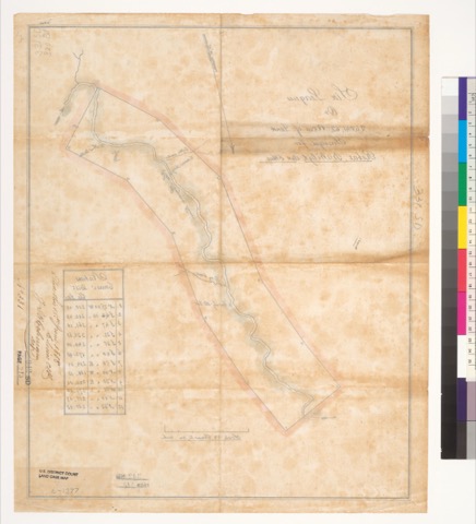 Diseño: Six leagues or 26,041.62 acres of land : surveyed for Robert B. Neligh / [M.B. Lewis (sheet 2)