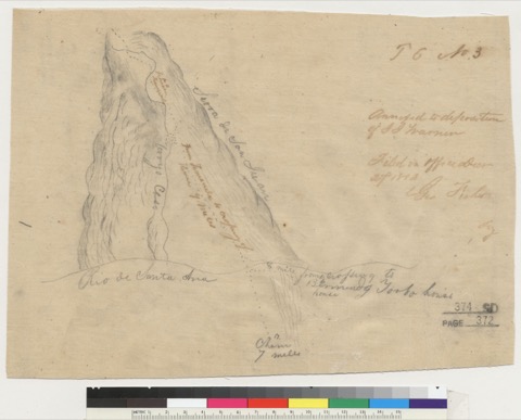 Diseño: Sketch map of the Rancho La Laguna : Riverside County, Calif.
