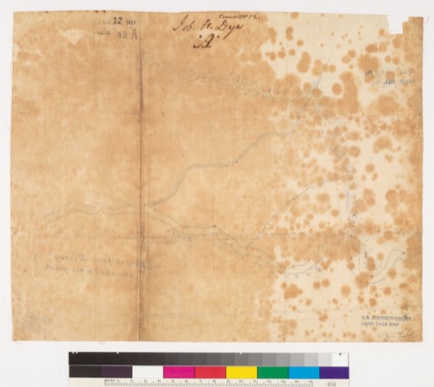 Diseño: Sketch of Rancho El Primer Cañon, or Rio de los Berrendos : Tehama Co., Calif. (sheet 2)