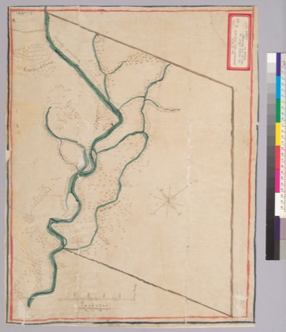 Diseño: Sketch of Rancho El Primer Cañon or Rio de los Berrendos : Tehama Co., Calif.