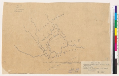 Diseño: Sketch of Rancho Honcut : Yuba Co., Calif.