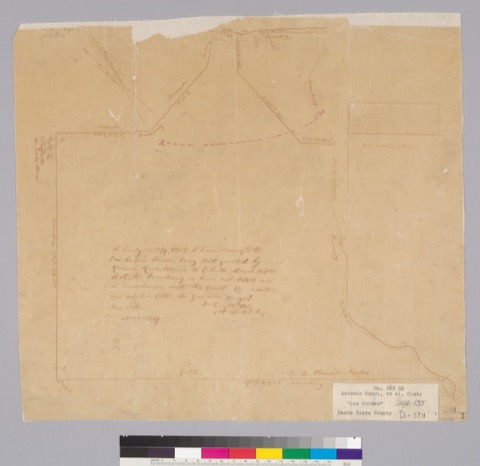 Diseño: Sketch of Rancho Los Coches : Santa Clara Co., Calif.