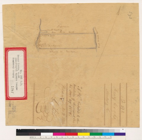 Diseño: Sketch of the Tract of Land in Monterey County (Cocks) : Calif.