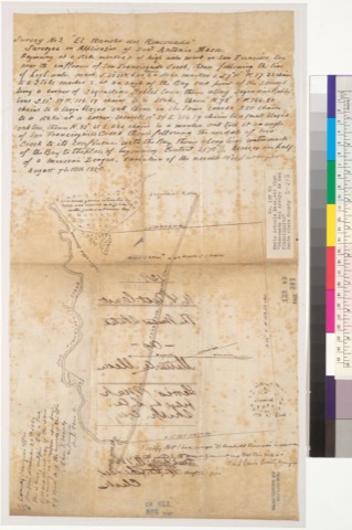 Diseño: Survey no. 3 "El Rancho del Rinconada" : [Santa Clara Co., Calif.] / Wm. L. Lewis, County Surveyor (sheet 1)