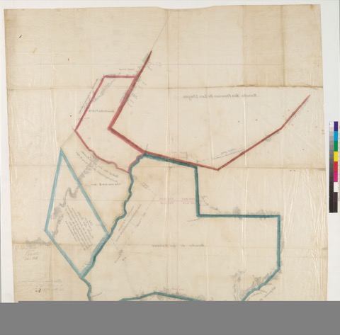 Diseño: Survey of land grants in Santa Clara County, Calif., including Rancho Las Animas, Rancho La Polka, and portion