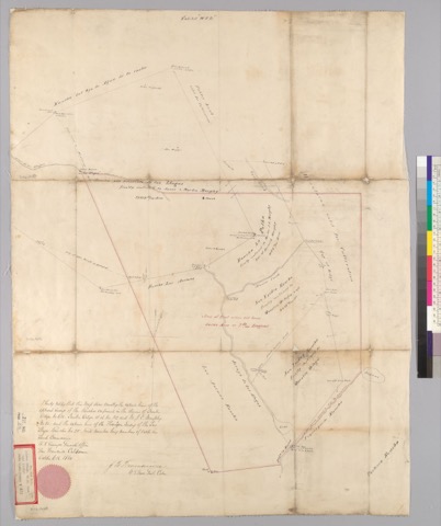 Diseño: Survey of land grants in Santa Clara County, Calif., including Rancho San Francisco de las Llagas, Rancho Las 