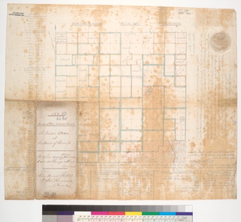 Diseño: Survey of part of Solano County, showing Rancho Tolenas] / John C. Hays, Surveyor General, Califa (sheet 2)