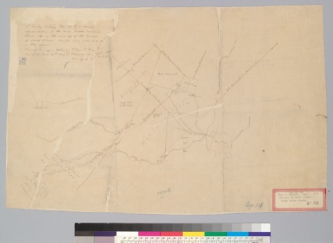 Diseño: Survey of part of the Santa Clara mission lands : Santa Clara Co., Calif.] / Chas. T. Healy, County Surveyor