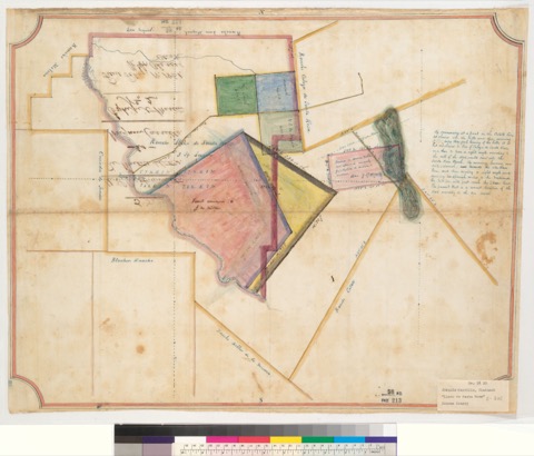 Diseño: Survey of Rancho Llano de Santa Rosa : Sonoma Co., Calif. (sheet 1)