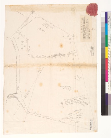 Diseño: Survey of Rancho San Antonio or El Pescadero : San Mateo Co., Calif.] / J.W. Wright, County Surveyor