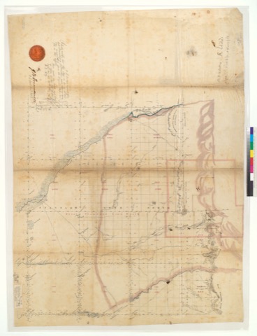 Diseño: Survey of the townships along the Mokelumne River, Calif., in the vicinity of Rancho Arroyo Seco : from T VII 