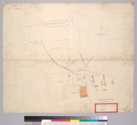 Diseño: Two hundred varas square in Mission Dolores, San Francisco, Calif.] : Exhibit Matthewson No. 1